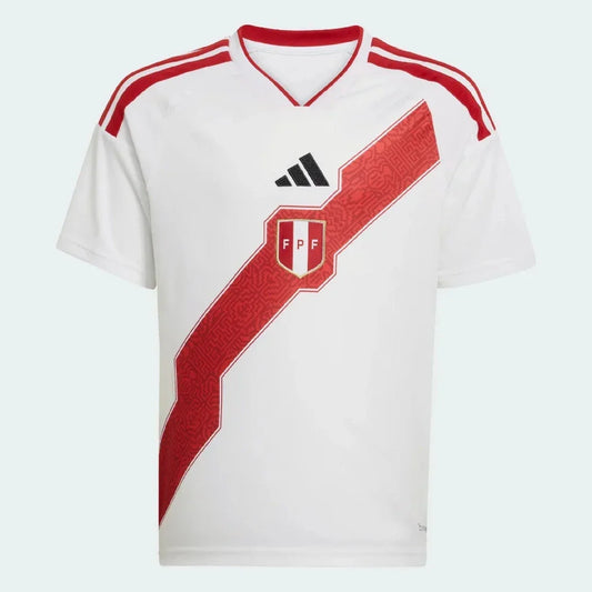 Peru 2026 White World Cup Home Youth Jersey