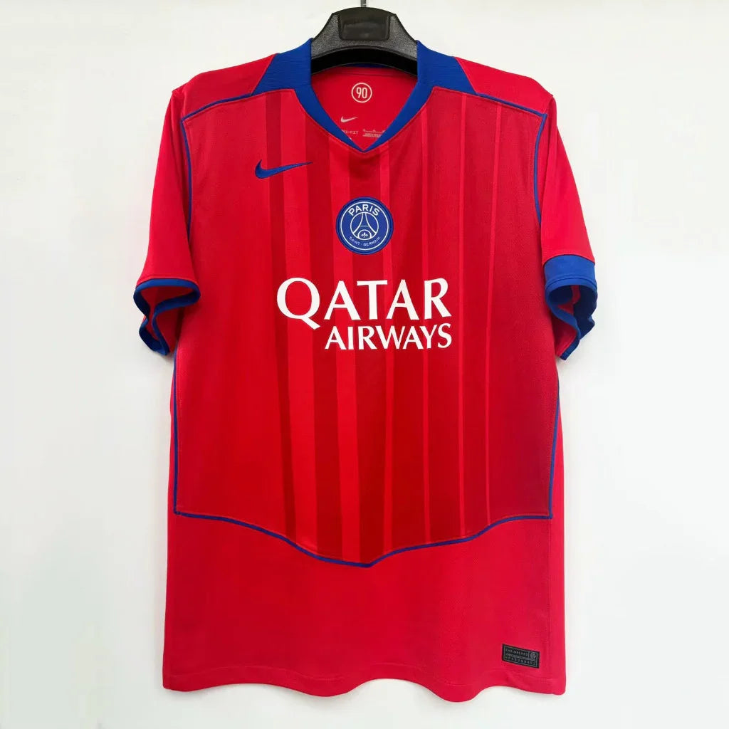 PSG 25/26 Red Third Jersey