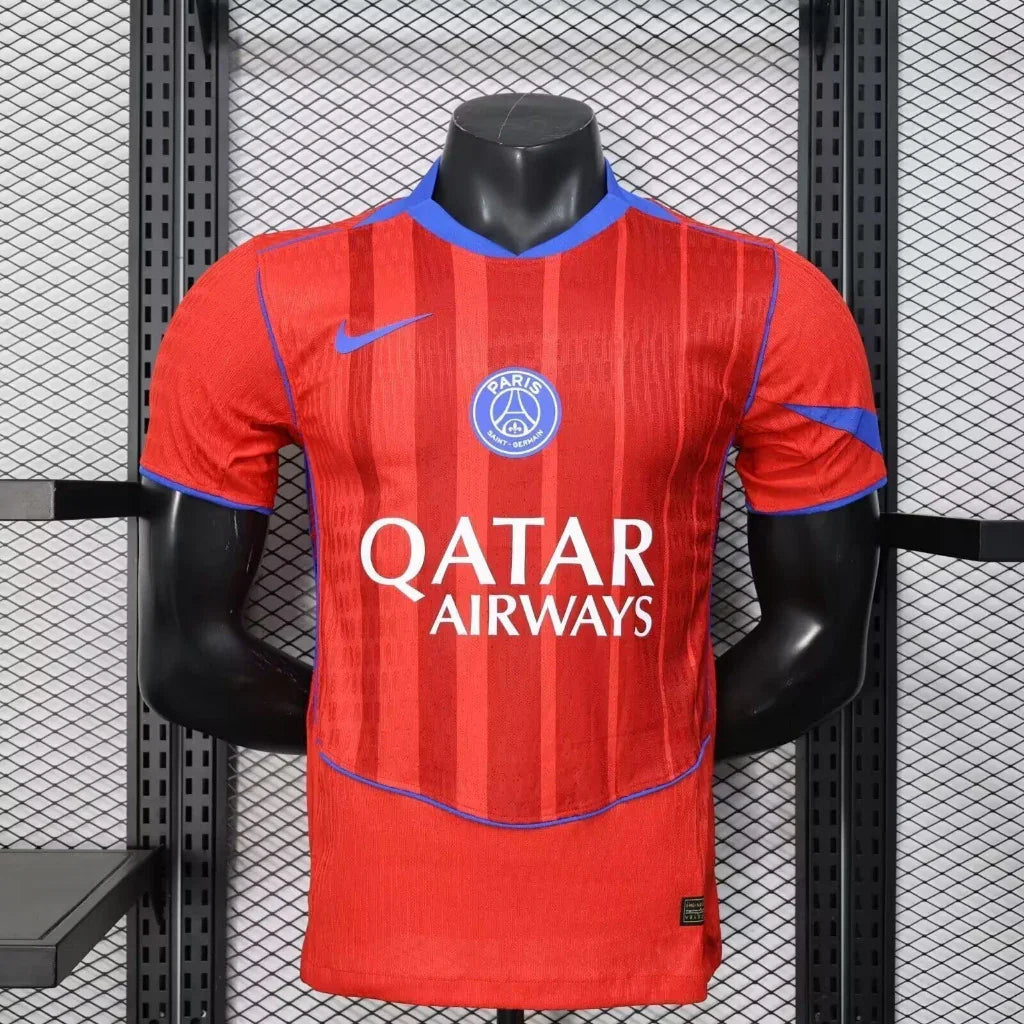 PSG 25/26 Red Third Player Version Jersey