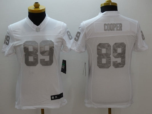 Raiders 2021/22 Cooper #89 White/Gray Women NFL Jersey