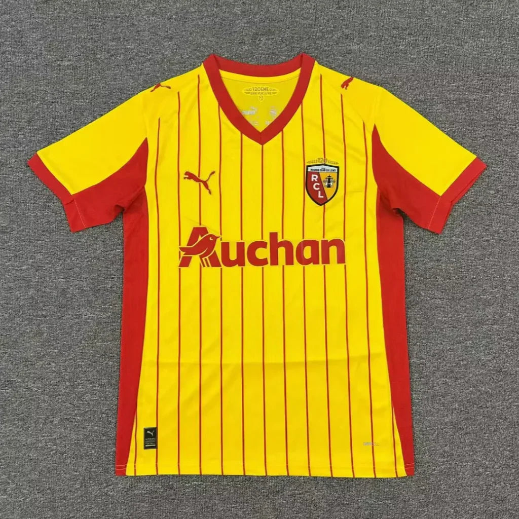 RC Lens 25/26 Yellow/Red Home Jersey