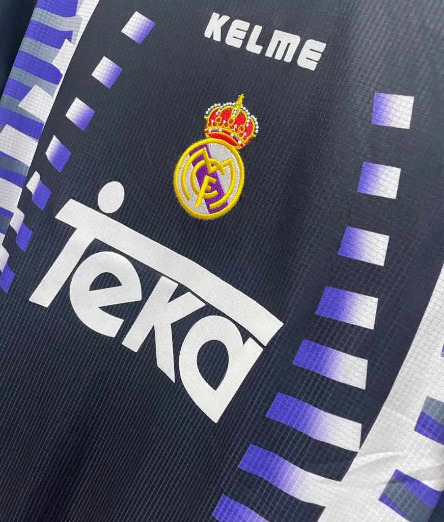 Real Madrid 1997/98 Vintage Retro Second Away Game Jersey