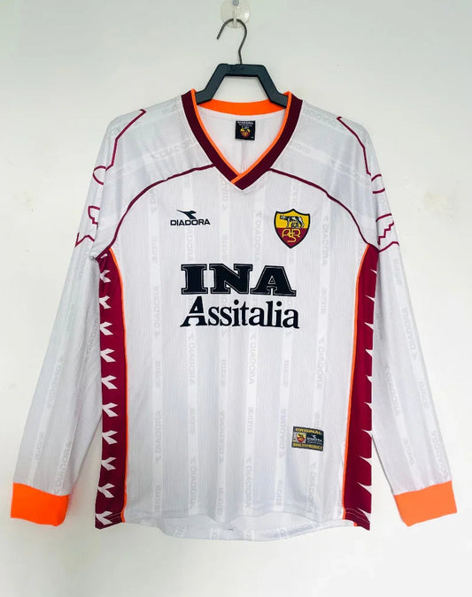 Roma 1999/00 Retro Away Long Sleeve Jersey