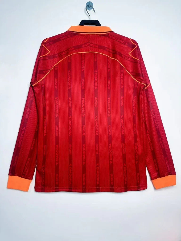 Roma 1999/00 Retro Home Long Sleeve Jersey