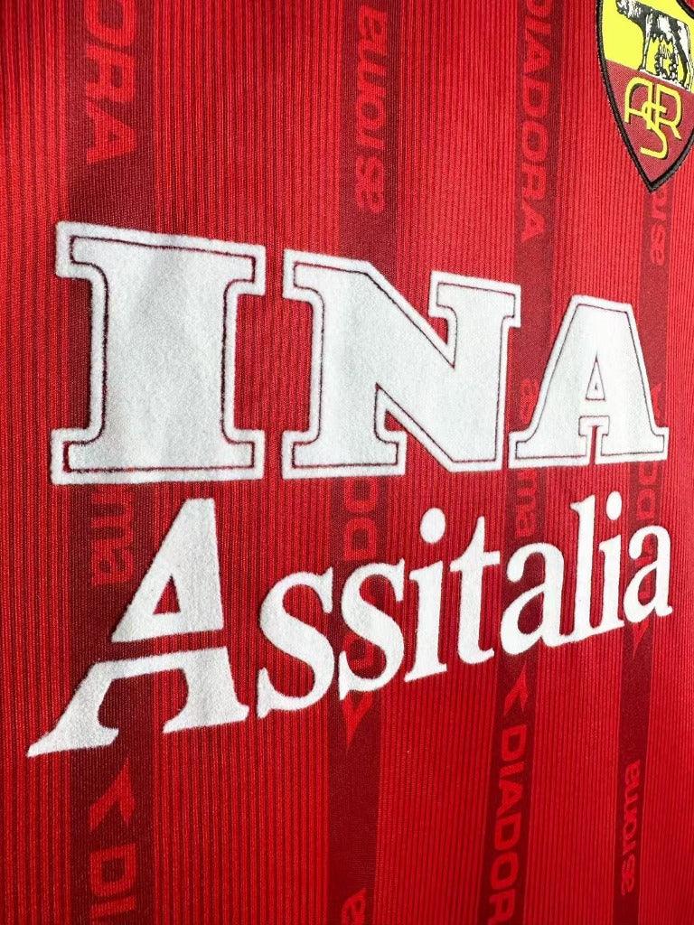 Roma 1999/00 Retro Home Long Sleeve Jersey