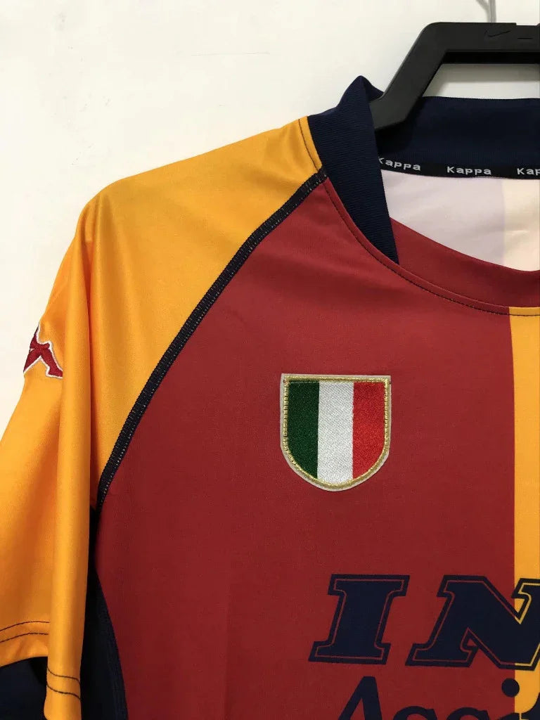Roma 2000/01 Vintage Retro Home Jersey