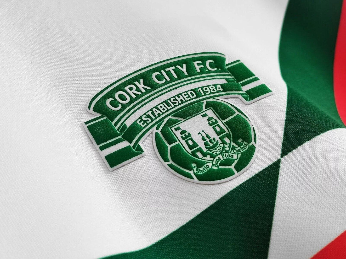 Cork City 1988/89 Retro White/Green Home Jersey