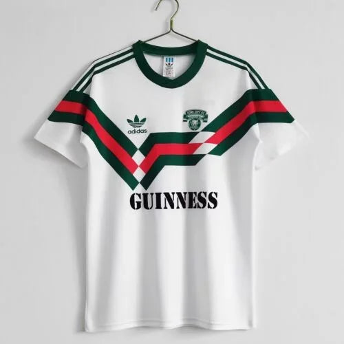 Cork City 1988/89 Retro White/Green Home Jersey