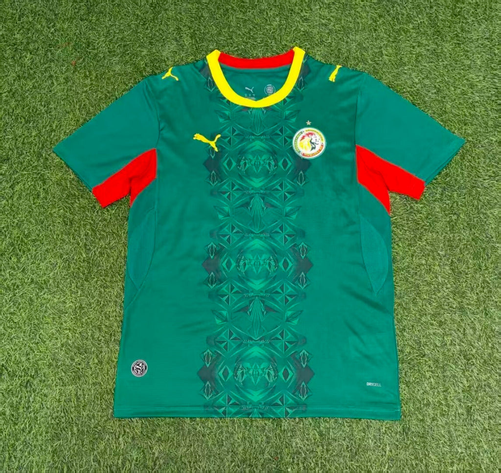 Senegal 25/26 Green/Red/Yellow World Cup Away Jersey