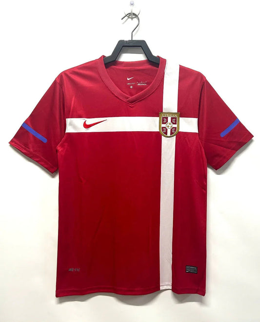 Serbia 2010 Retro Red Home Jersey