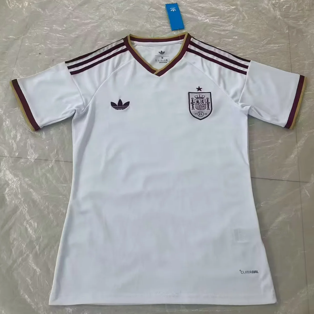 Spain 25/26 White/Red World Cup Away Jersey