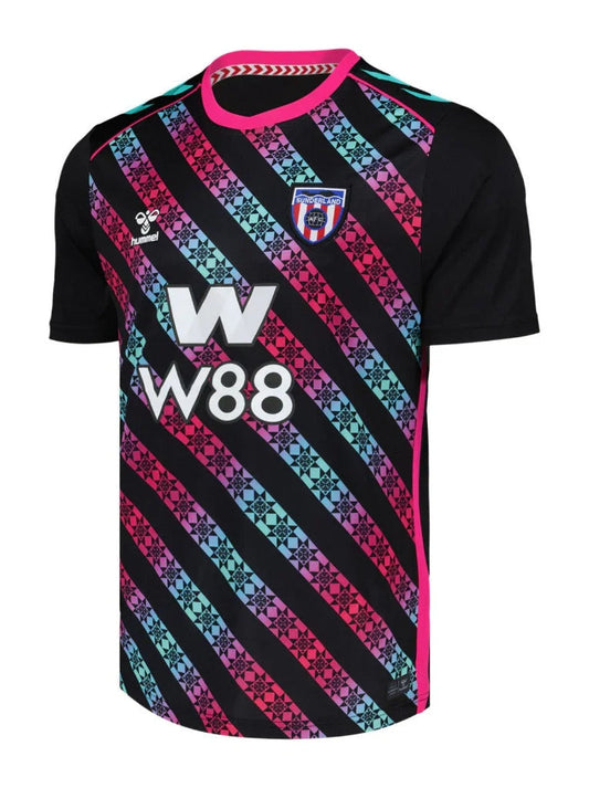 Sunderland 25/26 Black/Pink/White Stripes Goalkeeper Away Jersey