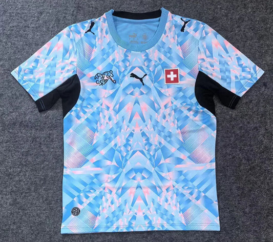 Switzerland 25/26 Blue/Black Away Jersey