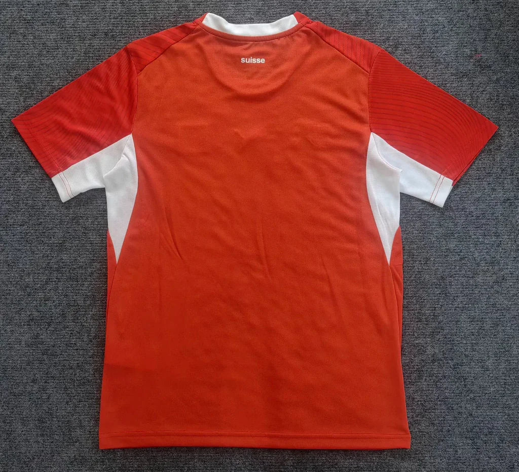 Switzerland 25/26 Red/White World Cup Home Jersey