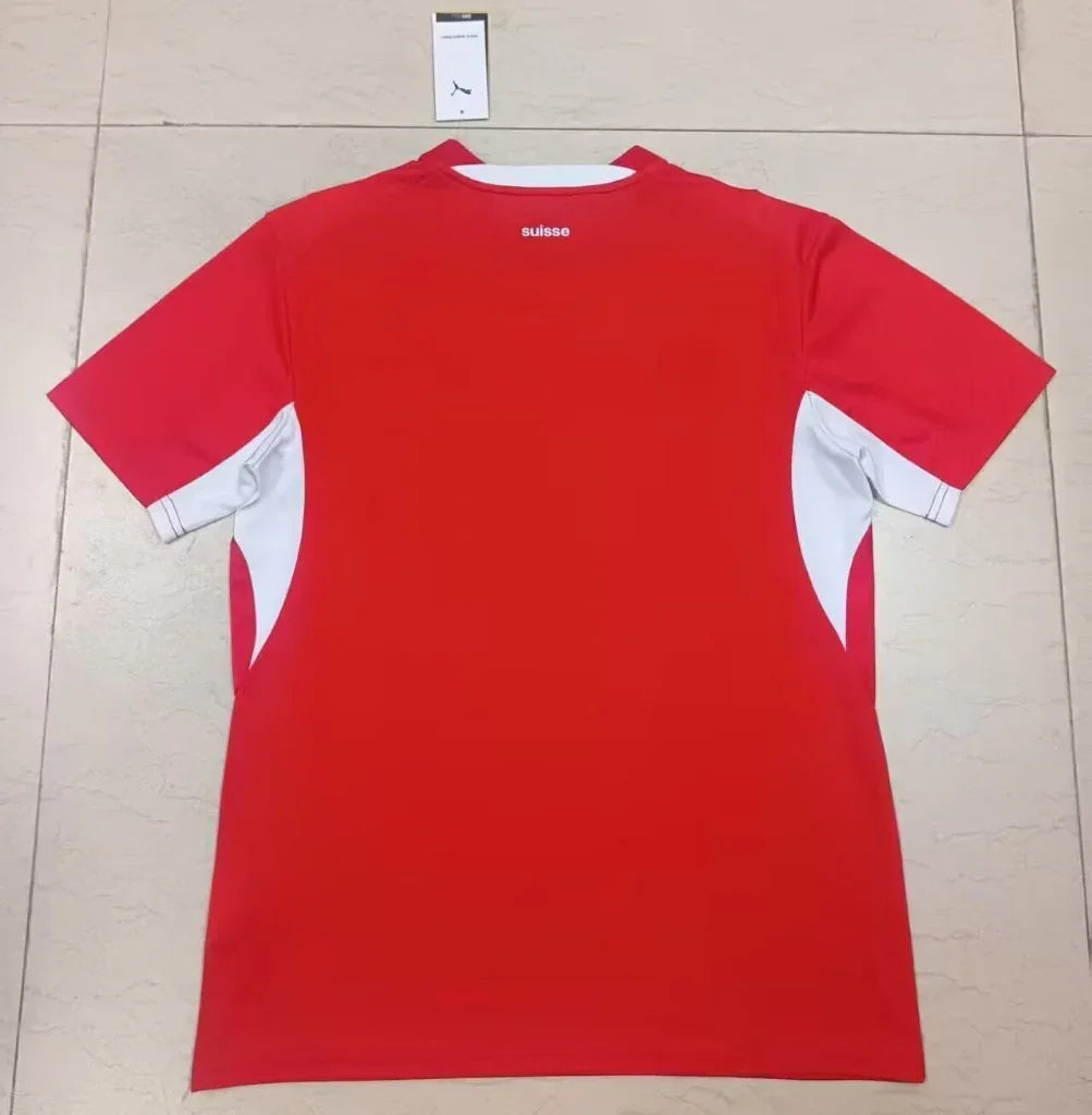 Switzerland 25/26 Red/White World Cup Home Jersey