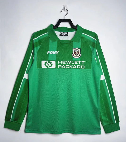 Tottenham Hotspur 1997/99 Vintage Retro Green Goalkeeper Long Sleeve Jersey