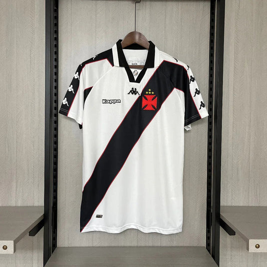 Vasco da Gama 1997 Vintage Retro White/Black Away Jersey