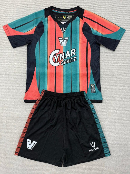 Venezia 25/26 Orange/Green Third Kids Jersey Set