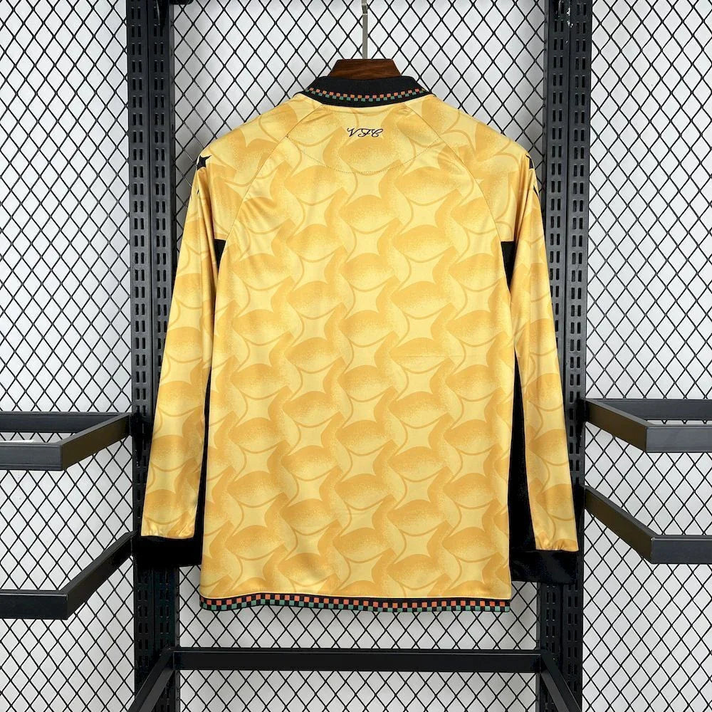 Venezia 25/26 Yellow Goalkeeper Home Long Sleeve Jersey