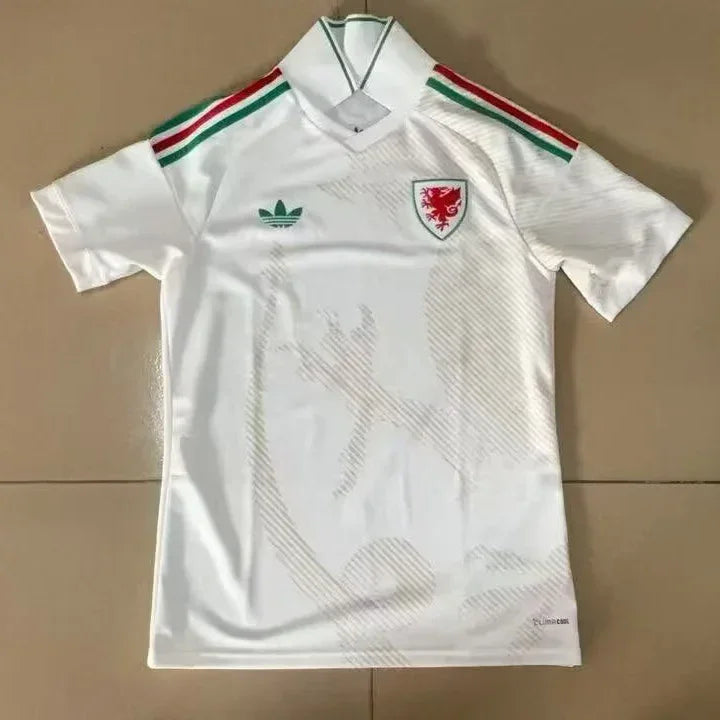 Wales 2026 White/Red/Green World Cup Away Jersey