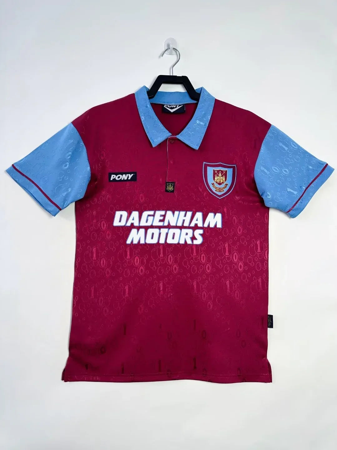 West Ham United 1995/97 Vintage Retro Home Jersey