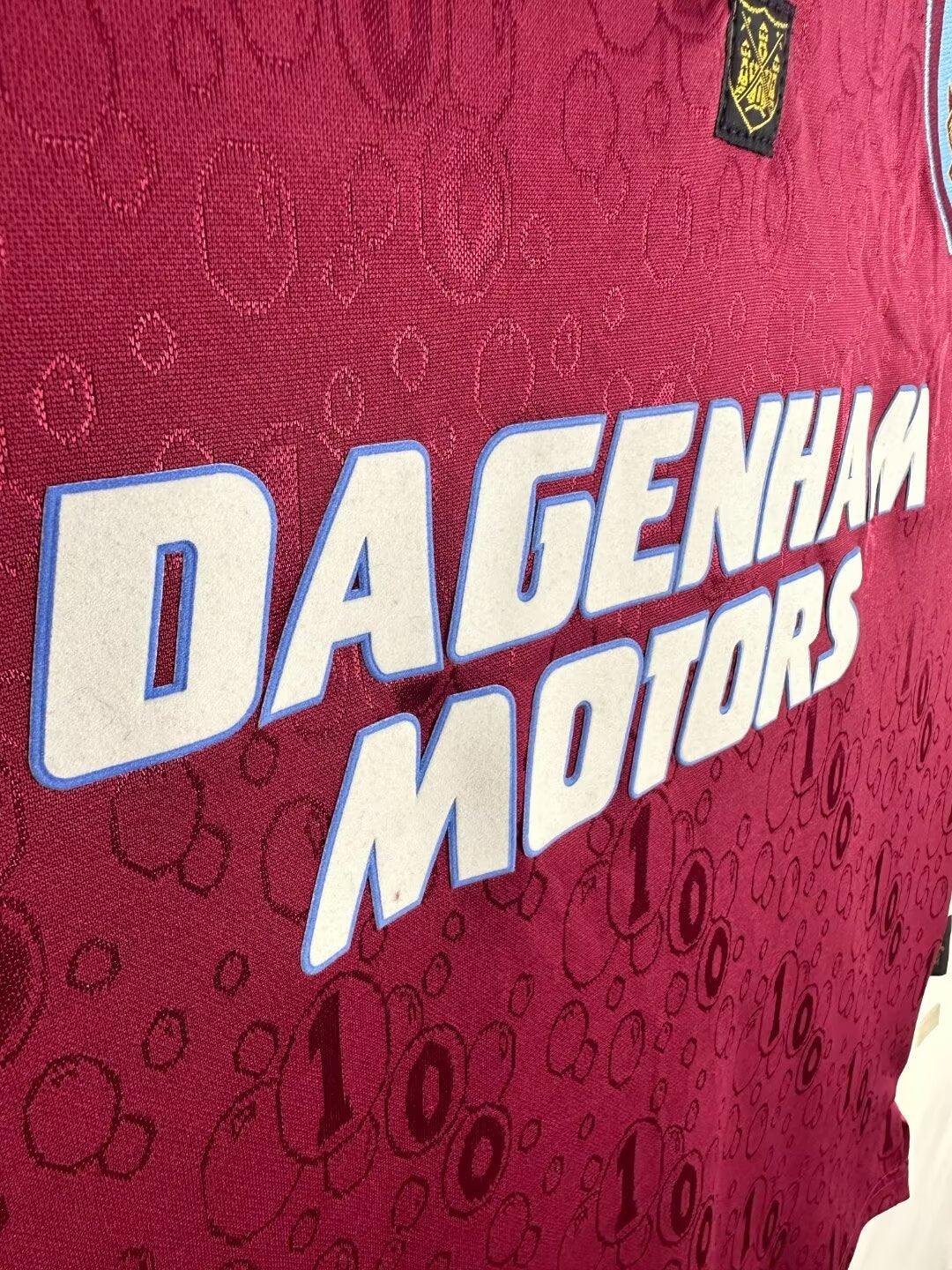 West Ham United 1995/97 Vintage Retro Home Jersey