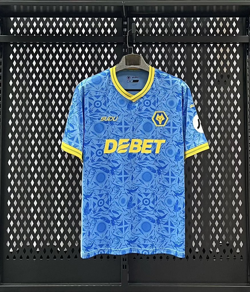 Wolverhampton Wanderers 25/26 Blue Third Away Jersey